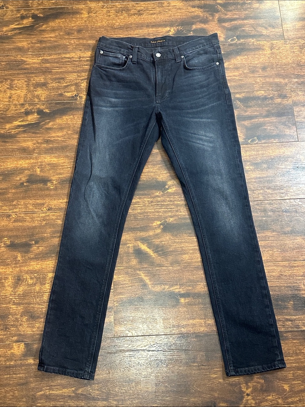 Nudie Jeans Lean Dean Hidden Ink Slim Tapered Jeans 33x34 🖤